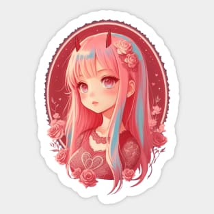 Chibi Zero Two Sticker